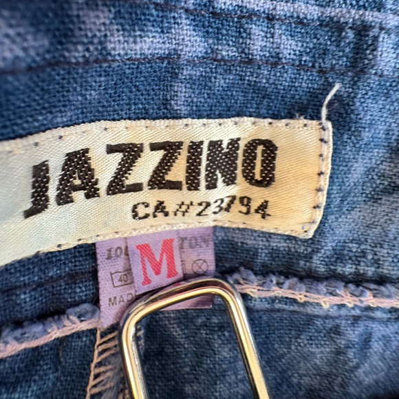 😱Vintage JAZZINO Embroidered Denim Skirt • High-Waisted - Picture 6 of 7